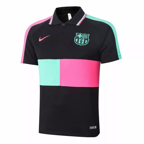 Polo Barcelona 2020 2021 Negro Rosa